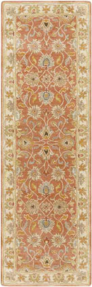 Paris Traditional Burnt Orange Area Rug