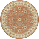 Paris Traditional Burnt Orange Area Rug