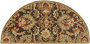 Lyon Traditional Dark Brown Area Rug