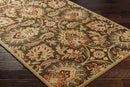 Lyon Traditional Dark Brown Area Rug