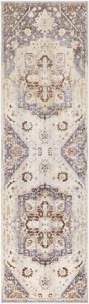 Roubaix Traditional Dark Brown Area Rug
