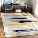 Lorient Modern Mustard/Ivory Area Rug