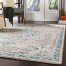 Puteaux Traditional Light Gray Area Rug