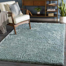 Cambrai Modern Aqua Area Rug