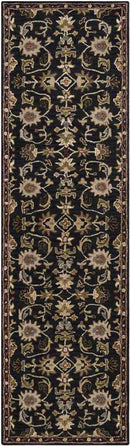 Maubeuge Traditional Ink Blue Area Rug