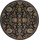 Maubeuge Traditional Ink Blue Area Rug
