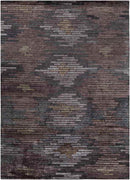 Saumur Modern Eggplant Area Rug