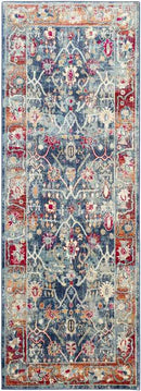 Le Gosier Traditional Ice Blue Area Rug