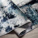 Dole Modern Aqua/Navy Area Rug