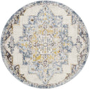 Gard Traditional Sky Blue Area Rug