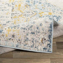 Gard Traditional Sky Blue Area Rug