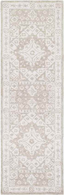 Yvelines Traditional Khaki Area Rug