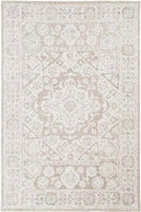 Yvelines Traditional Khaki Area Rug