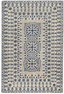 Turin Traditional Denim Area Rug