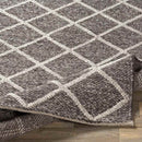 Modena Modern Dark Brown/Cream Area Rug