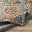 Pesaro Traditional Bright Blue Area Rug