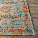 Pesaro Traditional Bright Blue Area Rug