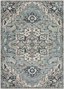 Acerra Traditional Navy Area Rug