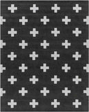 Sardinia Modern Black Area Rug