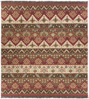 Claudette Rustic Dark Brown Area Rug