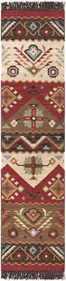Claudette Rustic Dark Brown Area Rug