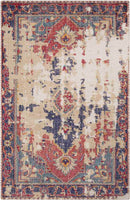 Germain Traditional Rust/Beige Area Rug