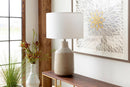 Klos Traditional Ivory Table Lamp