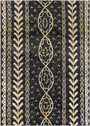 Larrimore Global Black Area Rug