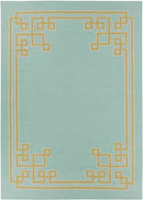 Adrian Modern Aqua Area Rug