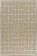 Alakanuk Modern Beige/Taupe Area Rug