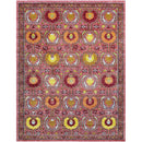 Keleigh Global Pink/Rust Area Rug