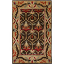 Ardencroft Traditional Dark Brown/Tan Area Rug