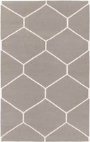 Arvada Modern Taupe/White Area Rug