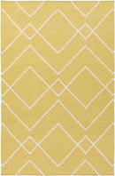 Arvin Modern White/Gold Area Rug
