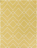 Arvin Modern White/Gold Area Rug