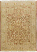 Ashdown Traditional Burnt Orange Area Rug