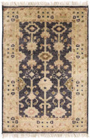 Taranto Traditional Black/Gold Area Rug