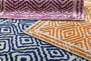 Ashland Modern Blue/Ivory Area Rug