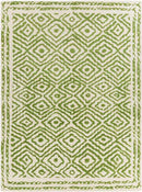 Ashland Modern Dark Green Area Rug