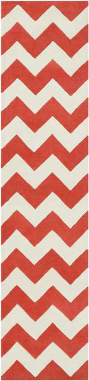 Zwiep Modern Orange/Ivory Area Rug