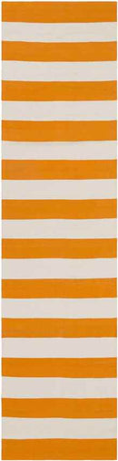 Atlanta Modern Orange/Ivory Area Rug