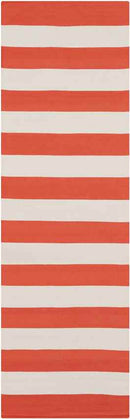 Atlanta Modern Bright Orange Area Rug