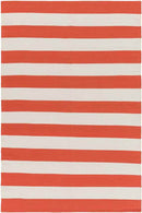Atlanta Modern Bright Orange Area Rug