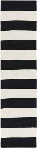 Ault Modern Black/White Area Rug