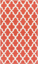 Woold Modern Orange Area Rug