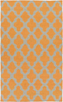 Woold Modern Orange/Grey Area Rug