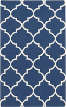 Woord Modern Navy Area Rug