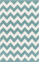 Wordragen Modern Teal Area Rug