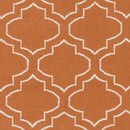 Avon Modern Bright Orange Area Rug