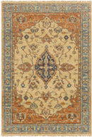 Laverne Traditional Burnt Orange Area Rug